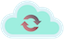 Practical Change Technology Solutions symbol represented by a technology cloud symbol.